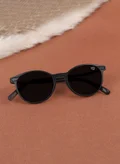 Woggles Stylish Black Wayfarer Kids Sunglasses