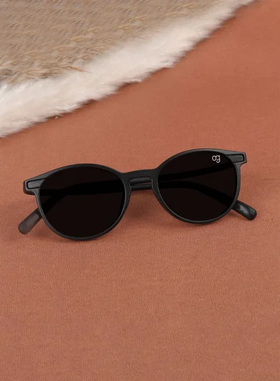 Woggles Stylish Black Wayfarer Kids Sunglasses