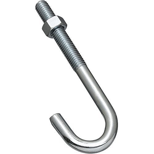 National Hardware N232-975 2195BC J Bolt in Zinc plated,1/2" x 6" - Image 1