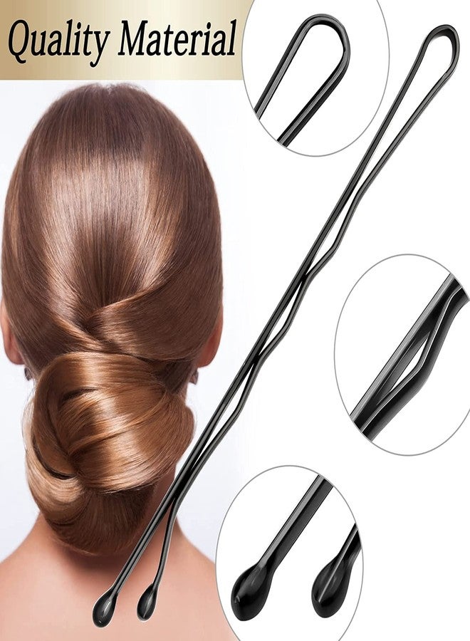 HRBS Metal 70 pcs Bobby pins for Hair Black Hair Pins for Women Girls Ladies 2 inch Hair Clips Bun Maker Crimped Hair Styling Pins for Salon Hairdressing Tool Suits All types of Hair - Image 5
