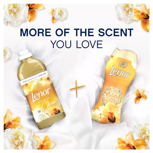 Lenor In-Wash Laundry Scent Booster Beads, 570g, Gold Orchid, A Boost Of Freshness For Up To 12 Weeks In Storage - Image 3