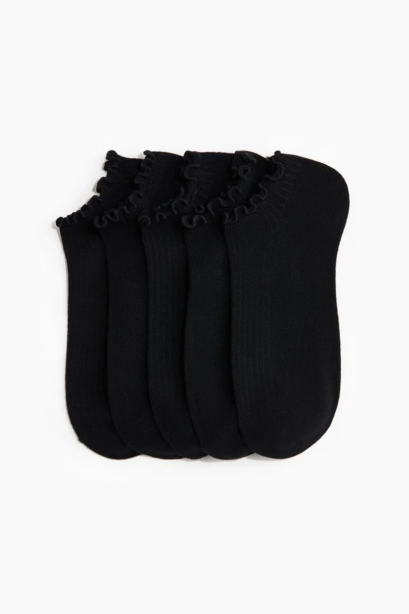 H&M 5-pack shaftless socks
