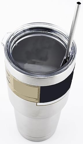 CocoStraw 4 LONG Stainless Steel Straws fits 30 oz Yeti Tumbler Rambler Cups - CocoStraw Brand Drinking Straw - Image 3