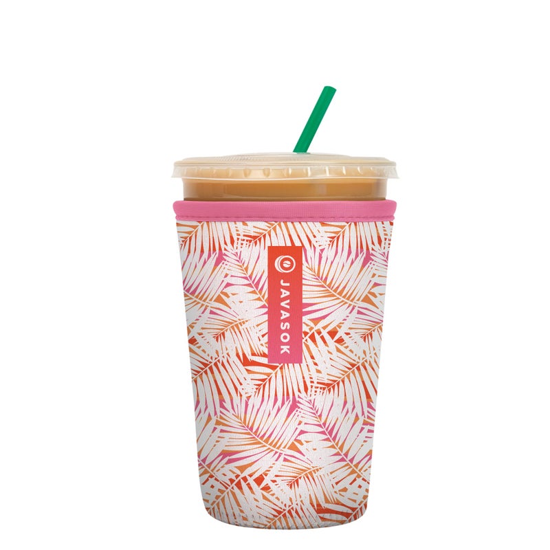 Sok It Java Sok Iced Coffee & Cold Soda Insulated Neoprene Cup Sleeve (Tropical Breeze  Medium: 22-28oz) - Image 1