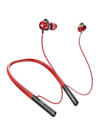 red Bluetooth Headphones