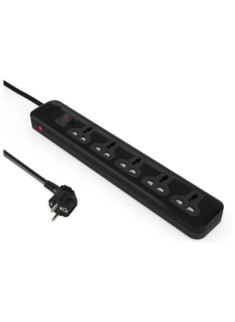 Power Strip 5 Universal Outlets with Overload Switch