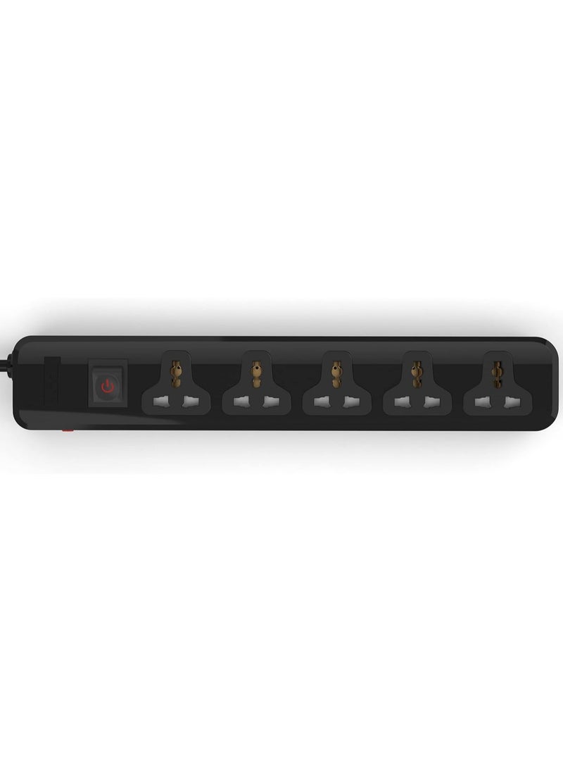iLOCK Power Strip 5 Universal Outlets with Overload Switch  - Image 3