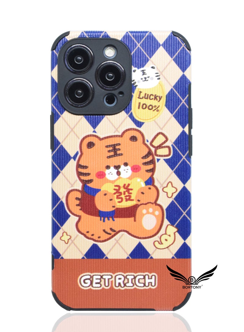 BORTONY iPhone 12 Pro Case 6.1 Inch Elegant Design Soft Silicone Camera Protected Cover - Image 1