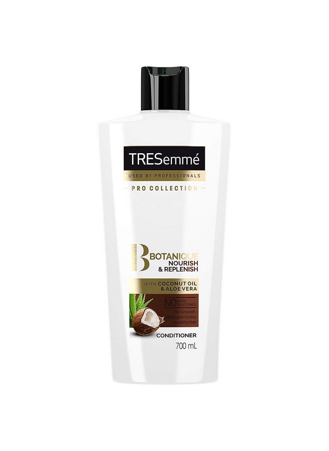 TRESemmé Tresemme Botanique Nourish + Replenish Conditioner Coconut Oil And Aloe Vera 24 Fl Oz 700 Ml X 2 Pack  - Image 2
