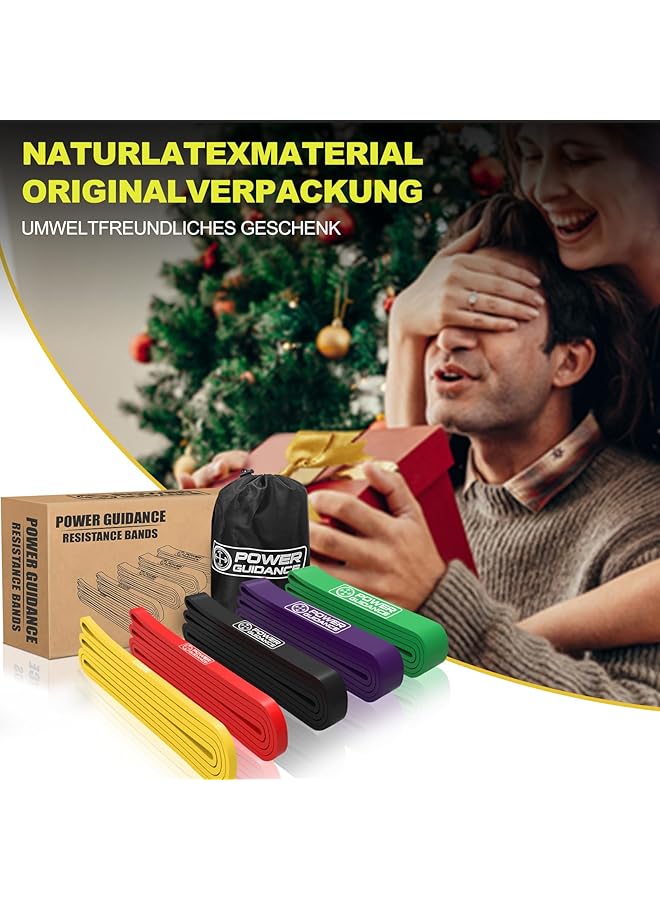 POWER GUIDANCE Pull Up Assist Bands Stretch Resistance Band Mobility Band Powerlifting Bands by Perfect for Body Stretching Powerlifting Resistance Training - Image 2