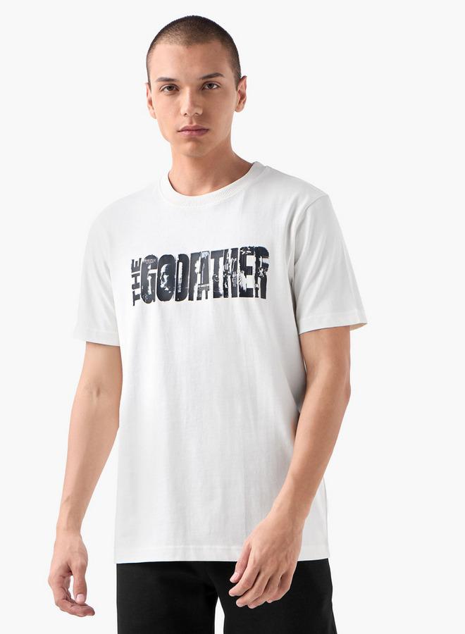 SP Characters The Godfather Print T-shirt - Image 1