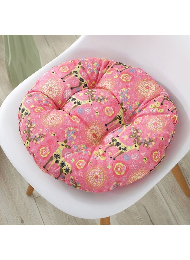 آنا وسادة كراسي دائرية مريحة مصنوعة من القطن والكنف، مناسبة للأماكن المنزلية والمكتبية - Image 2
