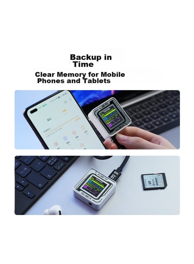 Dockcase Duokaisai 2230 Hard Drive Enclosure, Mini Smart Portable Ssd M.2 Nvme External Hard Drive Case, Ssd Reader, External Expansion, Compatible With Iphone 16 - Image 4
