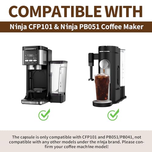 AODPWEN 2 Pack Reusable Pods for Ninja Dual Brew Coffee Maker, Stainless Steel Reusable K Pod Permanent K Cups Filters Coffee Accessories Compatible with Ninja CFP101 & Ninja PB051 Coffee Maker - Image 2