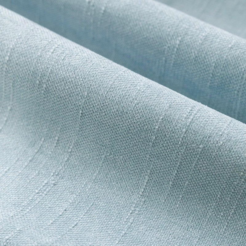 Foindtower Pack of 2 Textured Chenille Throw Decorative Pillow Covers Square Accent Solid Cushion Cover Neutral Farmhouse Modern Pillow Case for Couch Sofa Bedroom Living Room 22x22 Inch,Light Blue - Image 2