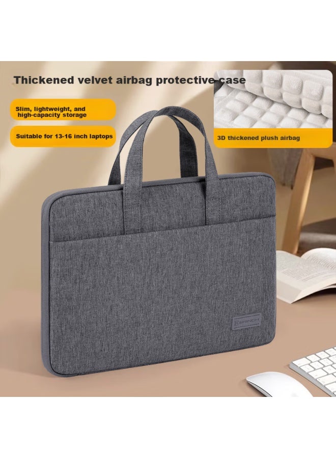 Brinch Laptop Bag Handheld Shoulder 14-15 Inch Suitable For Apple Huawei Business Commute Travel Briefcase - Image 1
