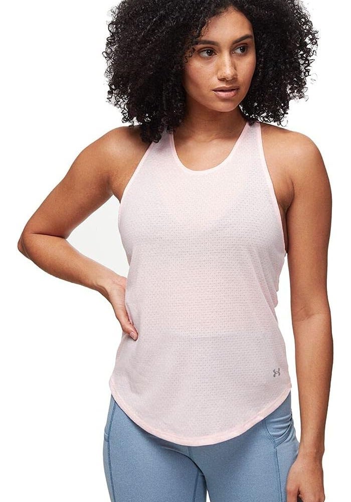 Under Armour Women's Streaker Tank in Beta Tint (658)/Reflective, X-Large - Image 1