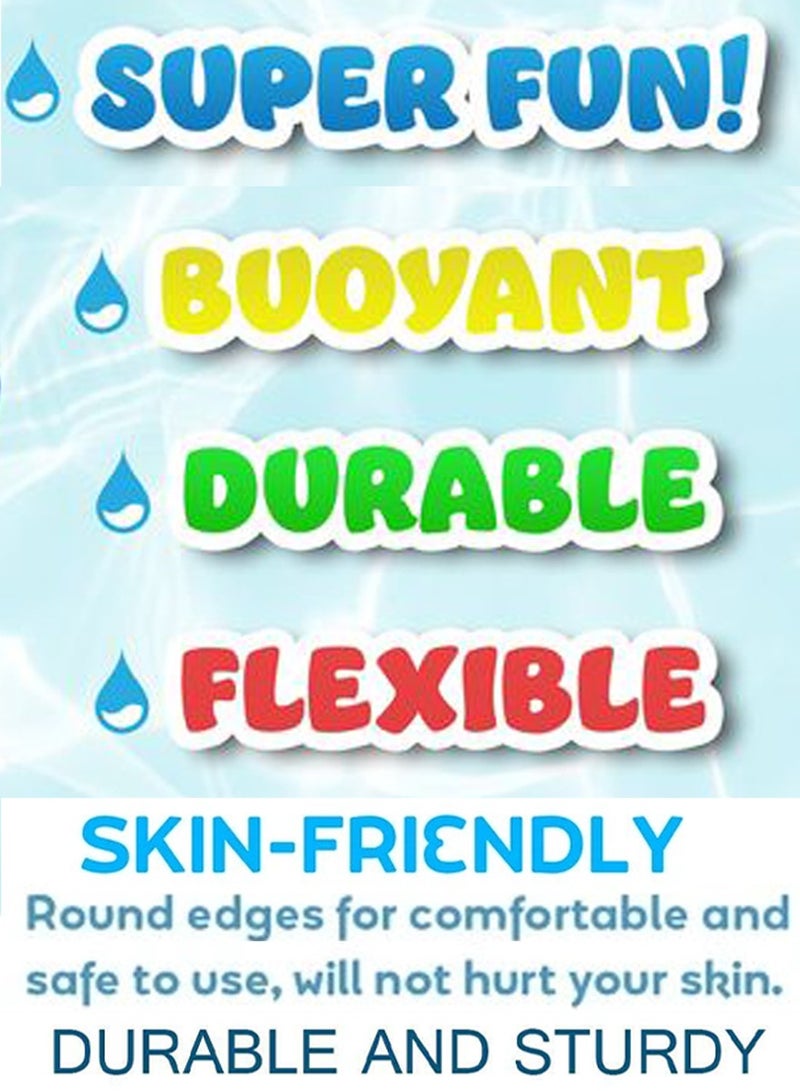QUTOOB Pool Noodle - Highly Buoyant and Flexible Solid EVA Foam, Skin-Friendly, Odorless and Non-Toxic, Safe for Kids, Adults - Pack of 1 Pool Float Stick Of RedColor - Image 4
