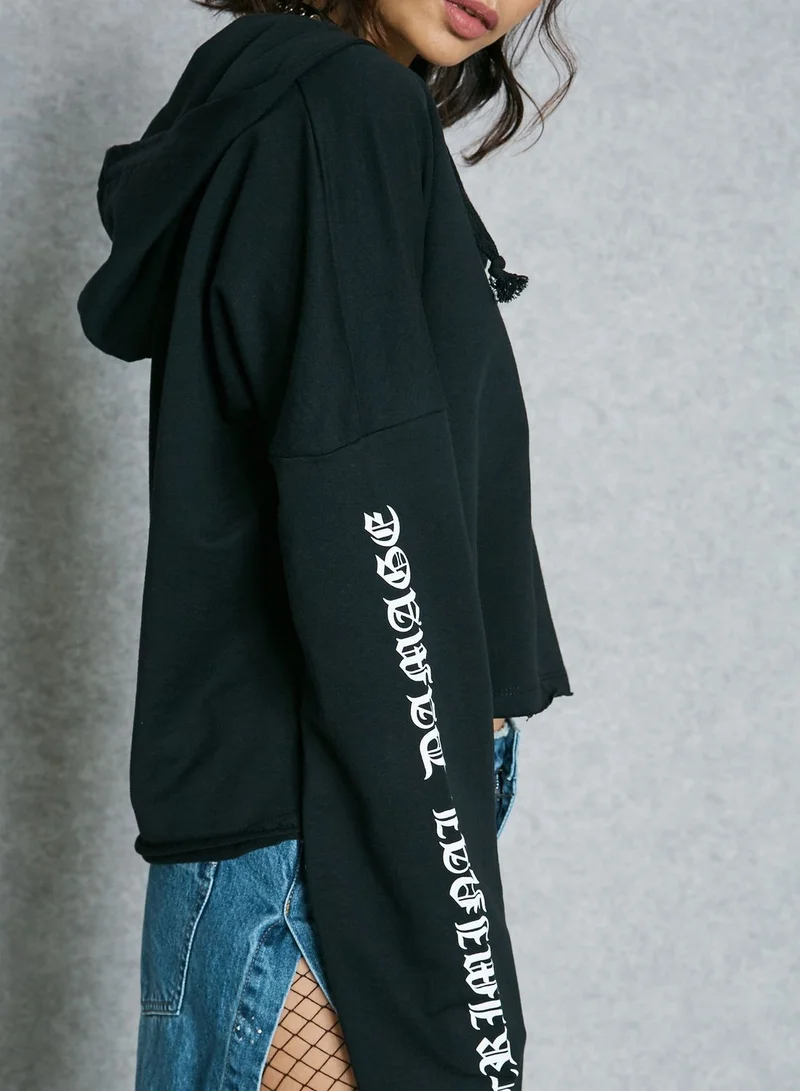 CRIMINAL DAMAGE Lace Up Hoodie