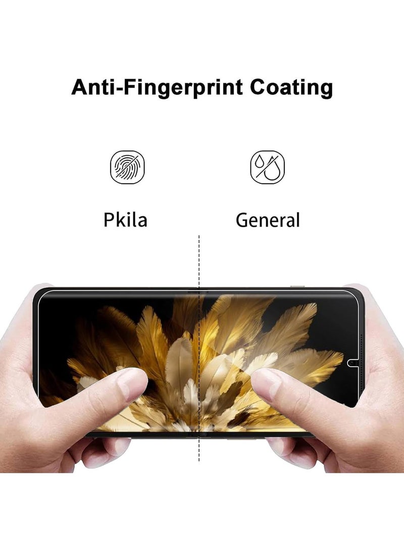 Compatible with OPPO Find N3 Flip Screen Protector  Flexible TPU Full Coverage Soft Film Clear Scratch Resistant Tempered Glass Film on The Back and Camera Protector Lens - Image 5