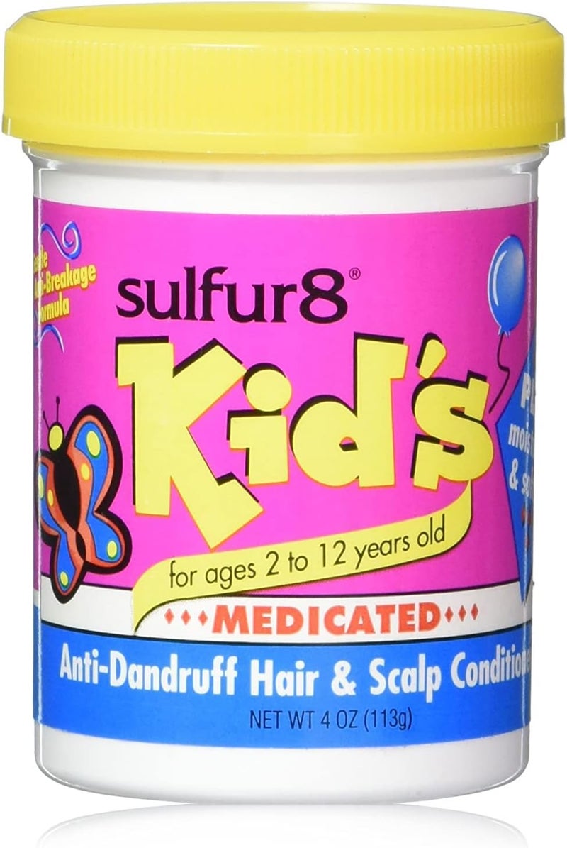 Sulfur 8 Kid's Medicated Anti-Dandruff Hair and Scalp Conditioner, 4 Ounce - Image 1