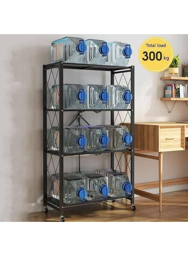 وحدة تنظيم ذكية 5 أدوار قابلة للطي بتصميم عصري موفر للمساحة وهيكل متين - Image 3