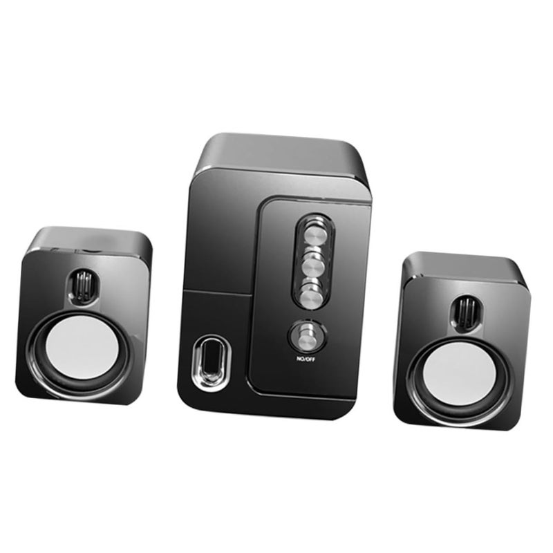 Compact Black USB Computer Speakers with 3D Surround Sound and Deep Bass for Laptop Desktop Home Office - Image 2