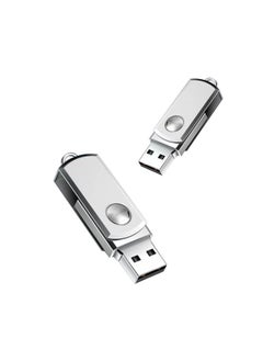 Generic Gift Lettering Rotating USB Flash Disk 16g Small Fat Man Car 32G Metal 8g64g High Speed USB Flash Disk 128g-Color:Gold-Capacity:USB  3.0 256GB  - Image 5
