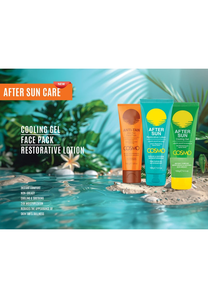 COSMO Cosmo After Sun Cooling Gel 100g for Men and Women  - Image 2
