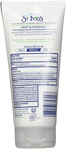 St. Ives Blackhead Clearing Face Scrub Green Tea 6 oz(Pack of 3) - Image 2