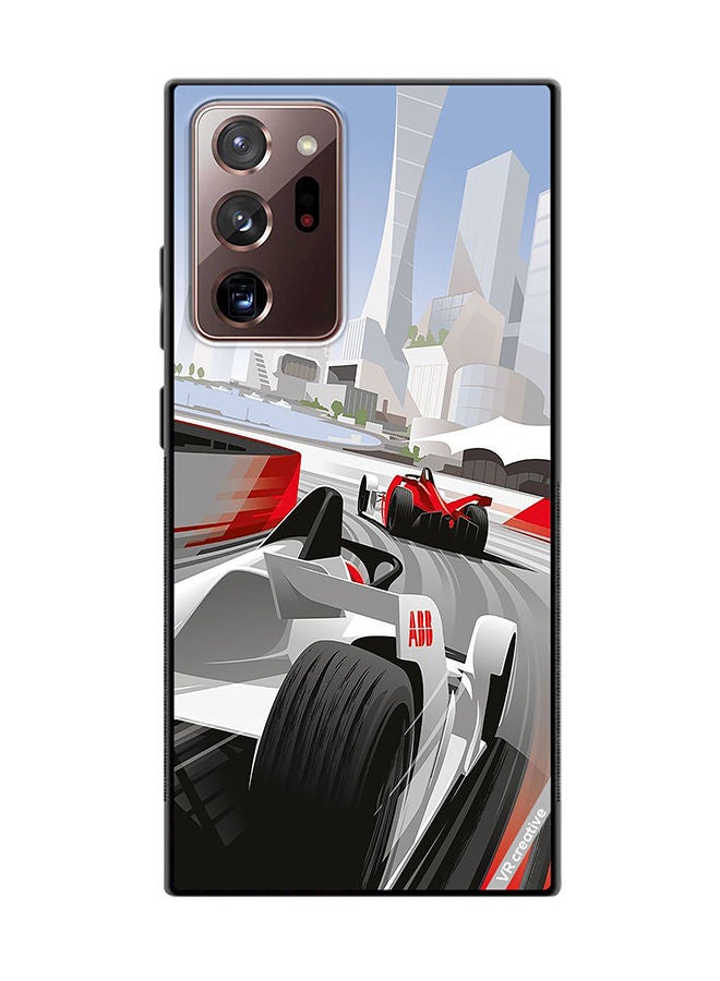 VR CREATIVE غطاء حماية لجهاز سامسونج جالكسي نوت 20 ألترا 5G بتصميم سباق سيارات F1 متعدد الألوان - Image 1