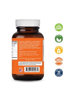 PURE ESSENCE LABS Realzymes™ Omnivore Digestive Enzymes Supplement With Probiotics For Better Digestion Natural Support For Relief Of Bloating Gas Belching Diarrhea Constipation Ibs Etc. 90 Caps  - Image 2