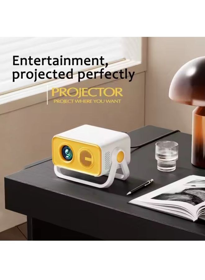 Smartberry HT23 4K High-definition Electric Focusing 5G Dual Band Speed,HD Input WiFi Bluetooth Projector Android 11.0 Home Theater, Movies,Video Gaming, Office Work Meetings Projector