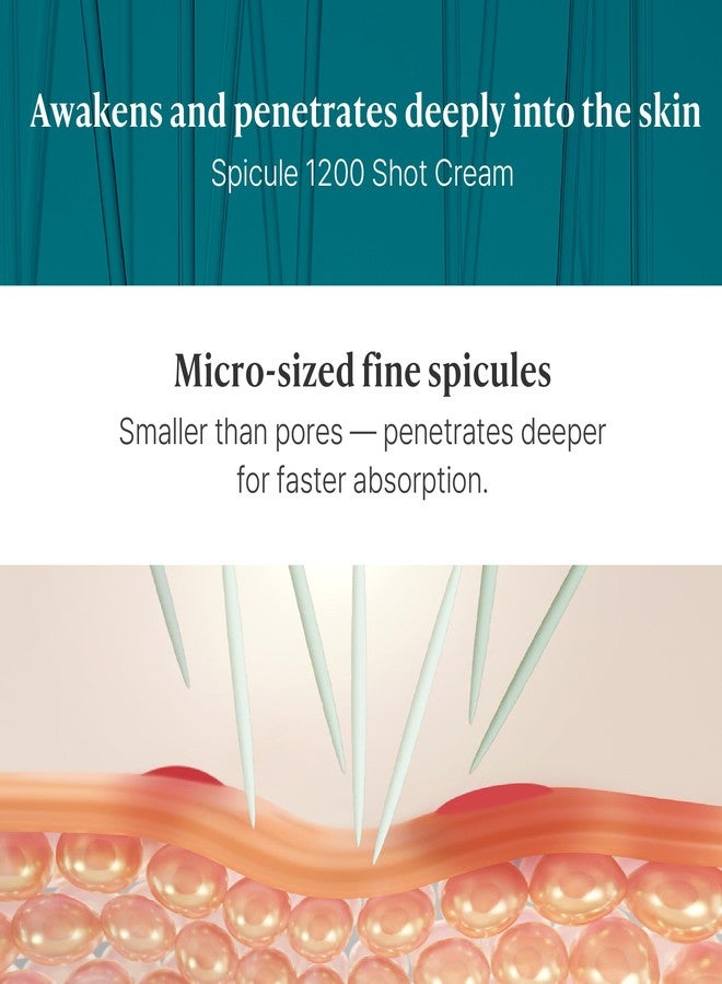 VELY VELY Nano Spicule 1200ppm Lifting Cream - Anti‑Aging Wrinkle Microneedling Face Moisturizer for Women, 10 Peptides, 50ml / 1.69 oz - Image 4