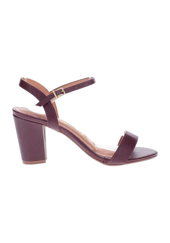 Mid Heels Sandals for Women – Sling Back Heel Sandals for Girls with Ankle Strap