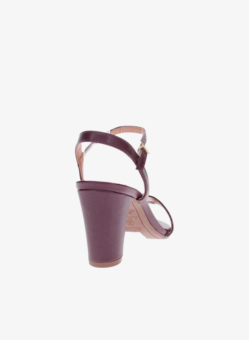 Vizzano Red Mid Heels Sandals for Women – Sling Back Heel Sandals for Girls with Ankle Strap for Women | Best Price UAE