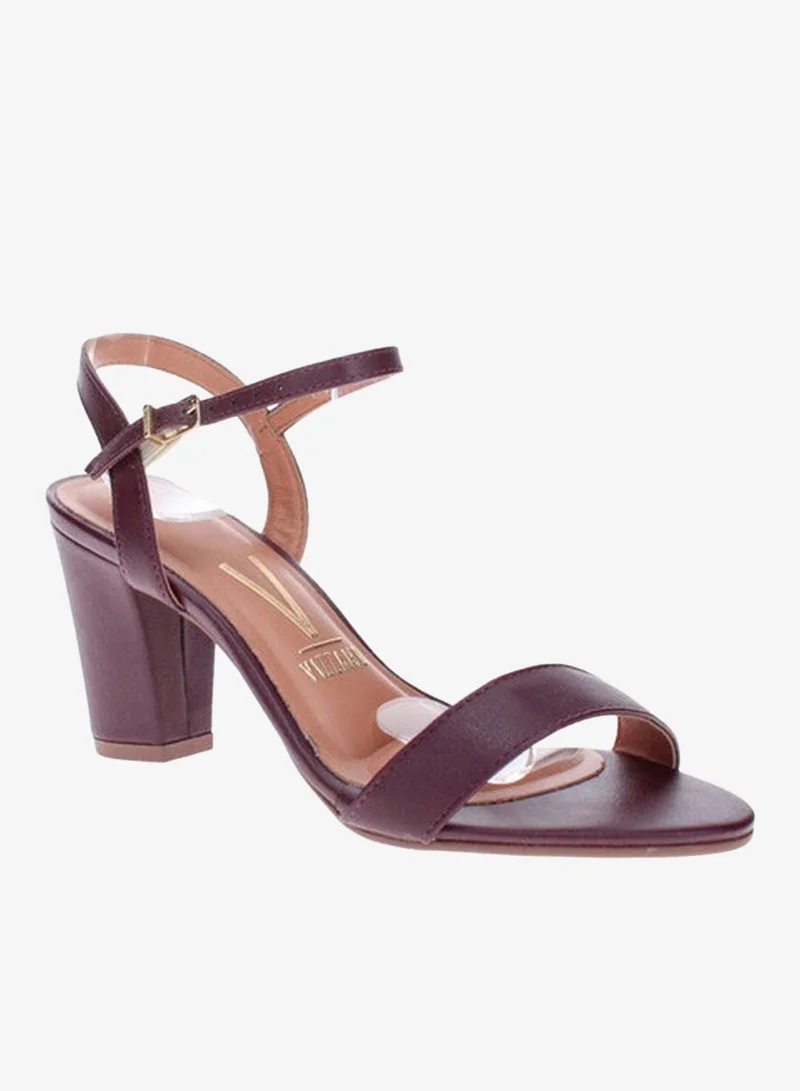 فيزانو صنادل بكعب متوسط للنساء - صنادل بكعب مفتوح من الخلف للبنات مع رباط للكاحل