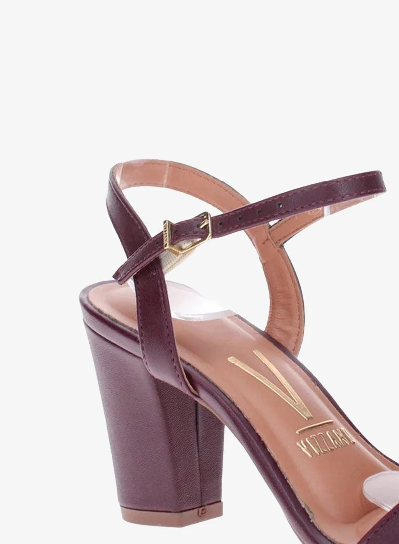 Vizzano Red Mid Heels Sandals for Women – Sling Back Heel Sandals for Girls with Ankle Strap for Women | Best Price UAE