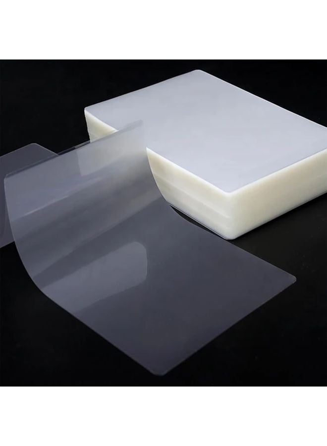 100 Sheets 2R 3R 4R Laminating Pouches PVC Waterproof Dry Erase Compatible with Laminators - Image 5