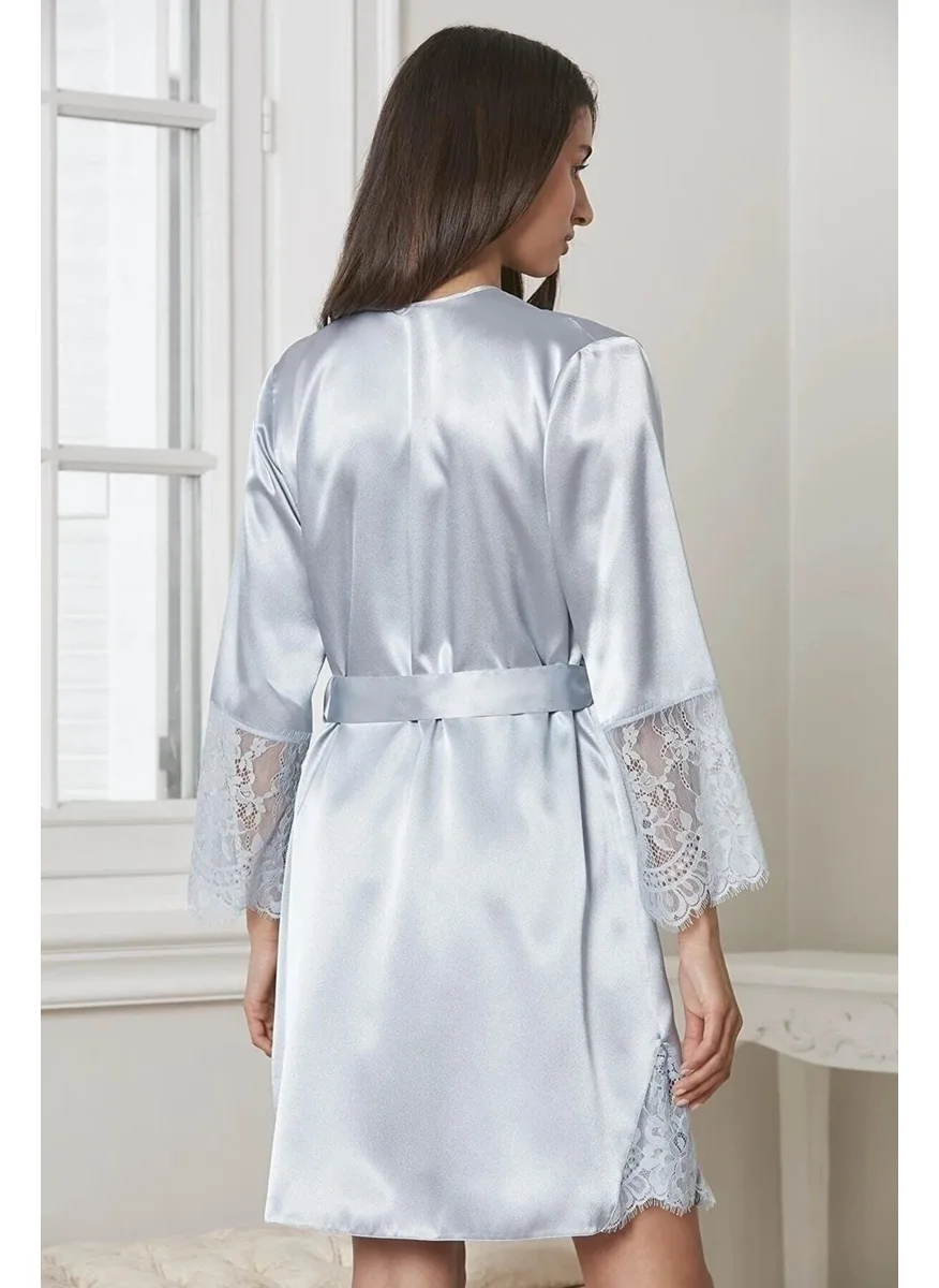 بيير كاردان 6015 Women's Lace Satin Set of 6-Mist