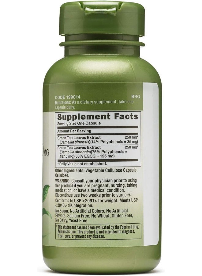 GNC GNC Herbal Plus Green Tea Complex 500mg - Image 2
