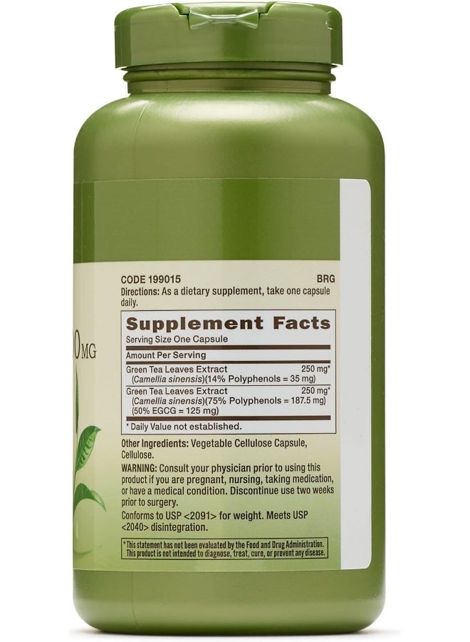 GNC GNC Herbal Plus Green Tea Complex 500mg - Image 3