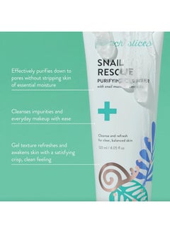 Peach Slices Snail Rescue Purifying Cleanser 4.05 Fl Oz.  - Image 2