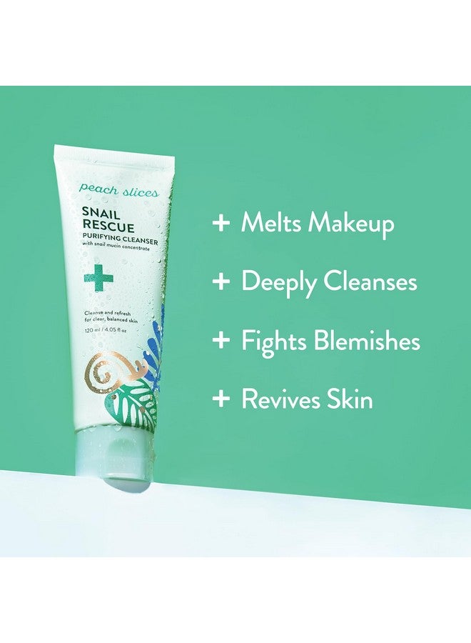 بيتش سلايسز منظف تنقية البشرة من Snail Rescue بحجم 4.05 أونصة سائلة. - Image 1
