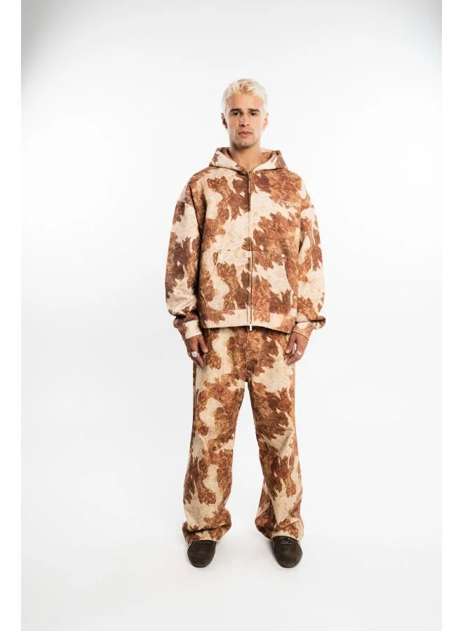 Another Cotton Lab Graphic Printed Zip Hoodie
