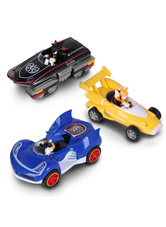 Nkok سونيك، شادو وتايلز سحب للخلف (3-pack) - سونيك وسباق النجوم المتحولين - Image 1