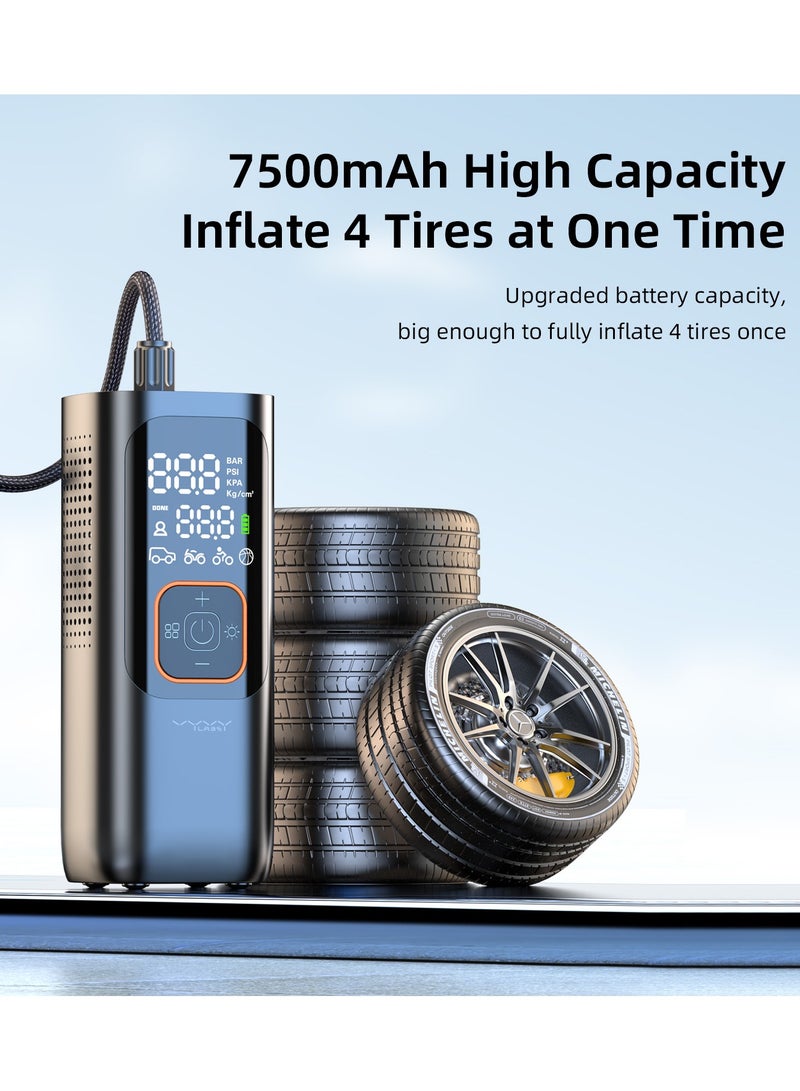 VYVYLABS مضخة نفخ محمولة Vyvylabs AP02 بسعة 7500mAh - Image 4