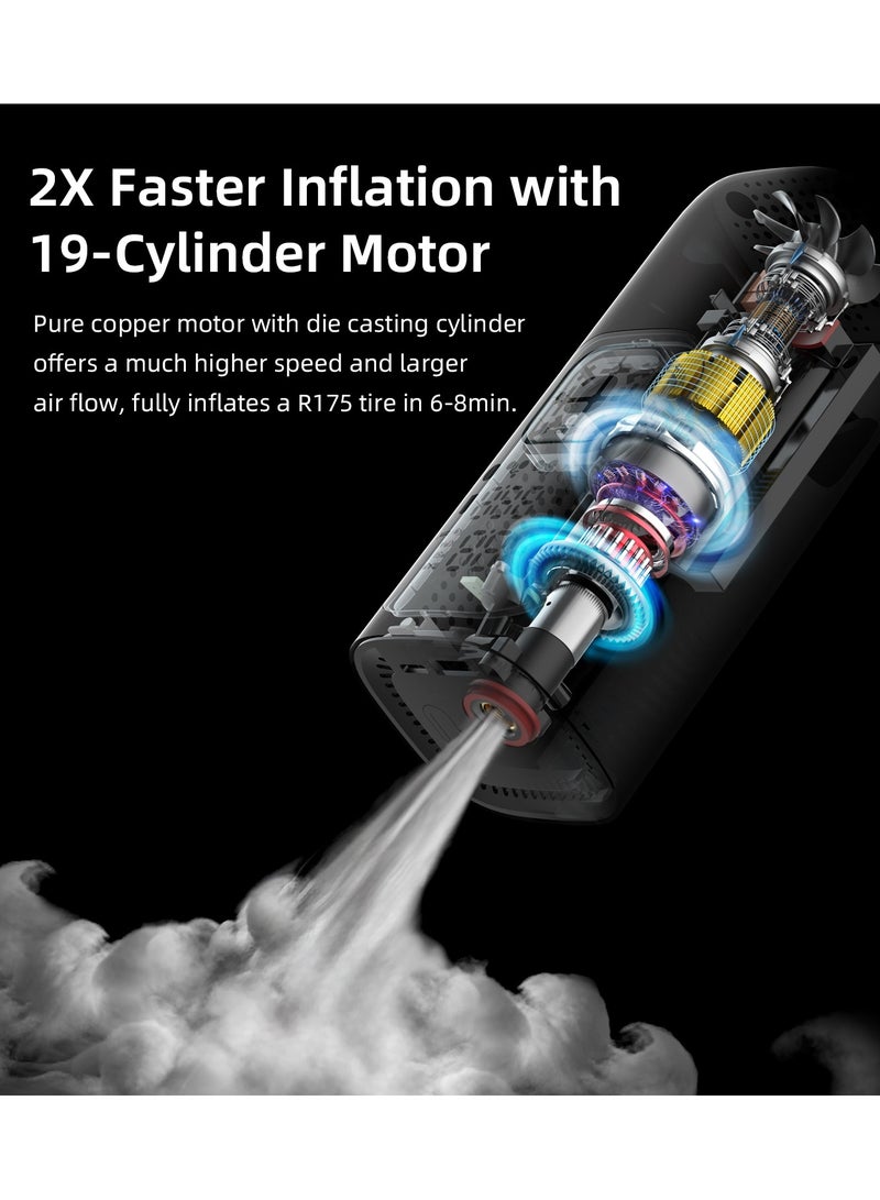 VYVYLABS مضخة نفخ محمولة Vyvylabs AP02 بسعة 7500mAh - Image 5