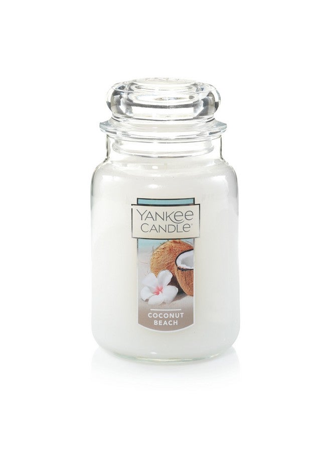 YANKEE CANDLE Yankee Candle Coconut Beach Scented Classic 22oz Large Jar Single Wick Candle Over 110 Hours of Burn Time Ideal for Gift-Giving Special Occasions  - Image 1