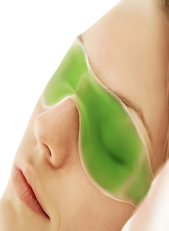 Maplekart Aloe Vera Cool Gel Eye Mask Summer Ice Cooling Sleeping Mask for Eye Patches Remove Dark Circles Fatigue Cool Eyes Care (pack of 3 masks) - Image 5